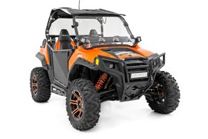 Polaris Ranger RZR 4 800 EPS Robby Gordon LE Vented Full Windshield - Rough Country - Scratch Resistant - 2012 Polaris Ranger RZR 4 800 EPS Robby Gordon LE Vented Full Windshield - Rough Country - Scratch Resistant - 2012